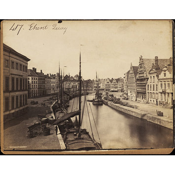 Photograph - Ghent. Quay Photograph - Ghent. Quay
