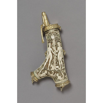 Powder flask, adam and eve - Adam and Eve