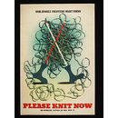 Our jungle fighters want socks - please knit now (Poster)