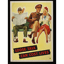 Poster - Loose talk can cost lives Poster - Loose talk can cost lives