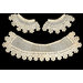 Collar and pair of cuffs