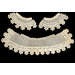 Collar and pair of cuffs