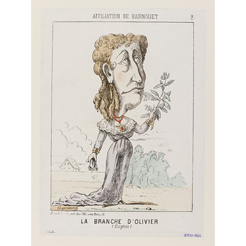 Print - La Brance d'Oliver (Eugénie); Affiliation de Badinguet Print - La Brance d'Oliver (Eugénie); Affiliation de Badinguet