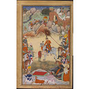Adham Khan Pays Homage to Akbar at Sarangpur (Painting)