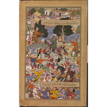 Painting - Mu'nim Khan Flees to Kabul Painting - Mu'nim Khan Flees to Kabul