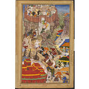 Akbar's entry into the fort of Ranthambhor (Painting)