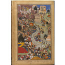 Painting - Akbar shoots Jaimal at the siege of Chitor, 1568