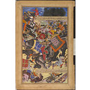 Painting - The War Elephants Citranand and Udiya Collide in Battle