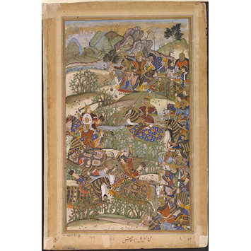 Painting - Battle of Sarnal in Gujarat
