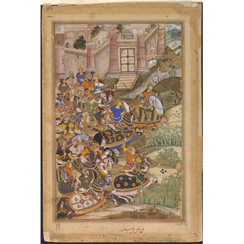 Painting - Battle of Sarnal in Gujarat