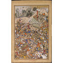Painting - The Victory of Qutb ad-Din Khan over Muhammad Husain Mirza at Gujarat