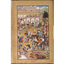 Akbar's victorious return to Fatehpur Sikri (Painting)