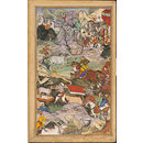 Akbar hunts in the neighbourhood of Agra (Painting)