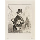 Print - Rationnement Du Pain. - Un Monsieur Allant Diner En Ville Print - Rationnement Du Pain. - Un Monsieur Allant Diner En Ville