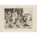 Print - La Prise De Paris; Combat dans le Père la Chaise Print - La Prise De Paris; Combat dans le Père la Chaise