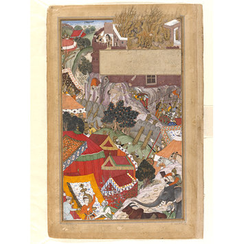 Painting - The Burning of the Rajput women, during the siege of Chitor