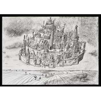 Drawing - Contribution to V&A's 150th anniversary album Drawing - Contribution to V&A's 150th anniversary album