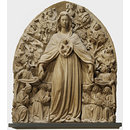 Virgin and Child with kneeling members of the Guild of the Misericordia (Relief)