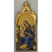 Tempera painting - The Virgin and Child with angels