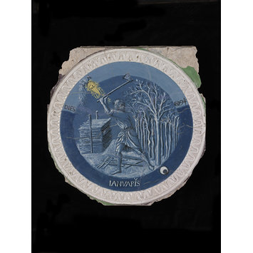 Roundel - January; The Labours of the Months