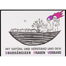 With Feeling and Reason and the Independent Women's Union; Pro-democracy Poster Collection (Poster)