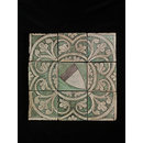 Tile pavement section Tile pavement section