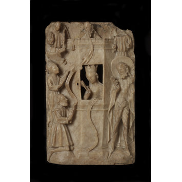Panel - The Legend of St Catherine: St Catherine in prison Panel - The Legend of St Catherine: St Catherine in prison