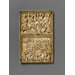 Panel - Christ in the House of Simon and the Entry into Jerusalem (obv.); The Baptism and Ascension of Christ (rev.)