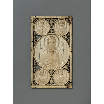 Plaque - St John the Baptist and Four Saints Plaque - St John the Baptist and Four Saints