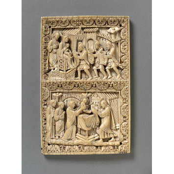 Panel - The Adoration of the Magi and Presentation in the Temple