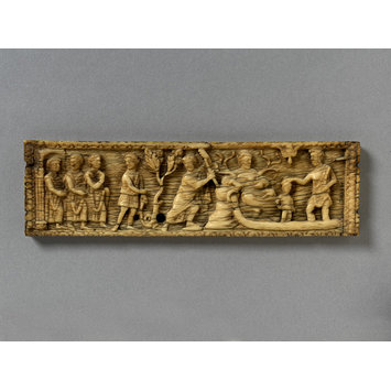 Panel - The Annunciation at the Spring; Panel from the Werden Casket Panel - The Annunciation at the Spring; Panel from the Werden Casket