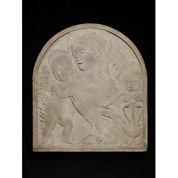 Relief - Virgin and Child with five angels