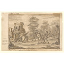 Drawing - Prince Arthur slays the Giant Orgoglio and releases the Redcross Knight