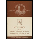 Athletics at the Empire Stadium, Wednesday August 4th 1948 (Official programme) Athletics at the Empire Stadium, Wednesday August 4th 1948 (Official programme)