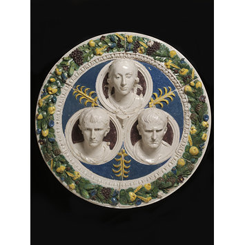 Roundel - Roundel depicting Julia (?) Augustus & Agrippa