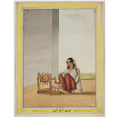 An album containing fifty-three drawings depicting occupations. (Painting)