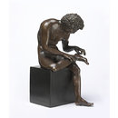 The Spinario; The Boy extracting a thorn from his foot (Statuette)