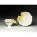 Vogue (shape); Sunray (pattern) (Cup and saucer)