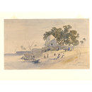 Minyeh, Egypt; Al-Minya, Egypt, a qubba or the tomb of a saint on the banks of the Nile (Watercolour) Minyeh, Egypt; Al-Minya, Egypt, a qubba or the tomb of a saint on the banks of the Nile (Watercolour)