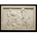 Panel-relief - The dead Christ tended by angels