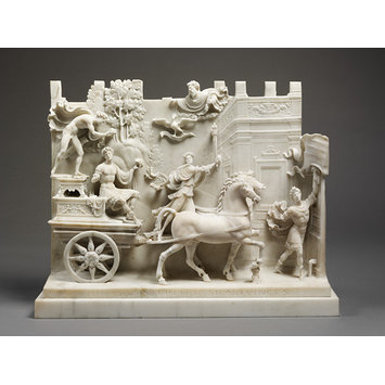 Relief - Relief depicting a Procession towards a contest