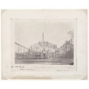 Exterior view of the roof of the South Kensington Museum ('the Brompton Boilers') under construction with the houses of Cromwell Road and Thurloe Square visible in the background (Photograph) Exterior view of the roof of the South Kensington Museum ('the Brompton Boilers') under construction with the houses of Cromwell Road and Thurloe Square visible in the background (Photograph)