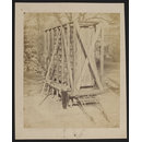 View of packing case and horse-drawn 'van' for transport of Raphael Cartoons from Hampton Court to South Kensington Museum (Photograph) View of packing case and horse-drawn 'van' for transport of Raphael Cartoons from Hampton Court to South Kensington Museum (Photograph)