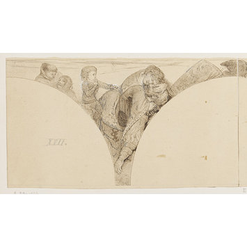 Drawing - The Percy's Body found by his wife Drawing - The Percy's Body found by his wife