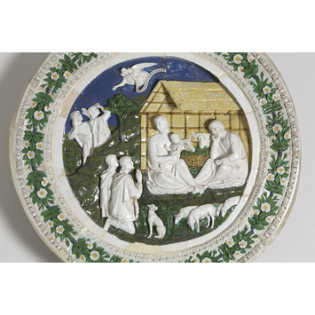 Medallion, Roundel - The Adoration of the Shepherds