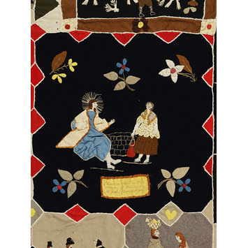 Embroidered panel - Lot's Wife Embroidered panel - Lot's Wife