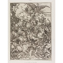 Opening of the Four Seals; Four Horsemen of the Apocalypse; Apocalypse of Saint John (Print)