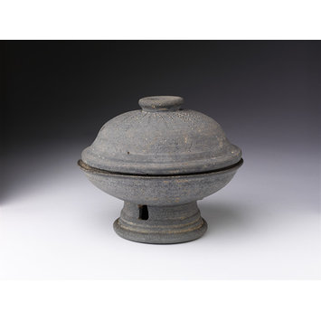 Funerary urn: bowl and cover