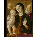 Oil painting and frame - The Virgin and Child with Two Saints