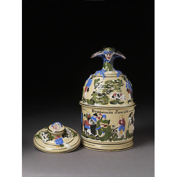 Tobacco jar and cover Tobacco jar and cover